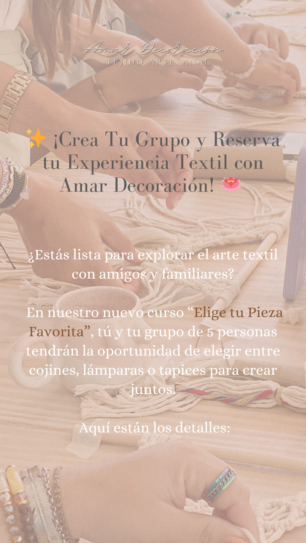 🎨 Curso de Creación Textil: Elige tu Pieza Favorita